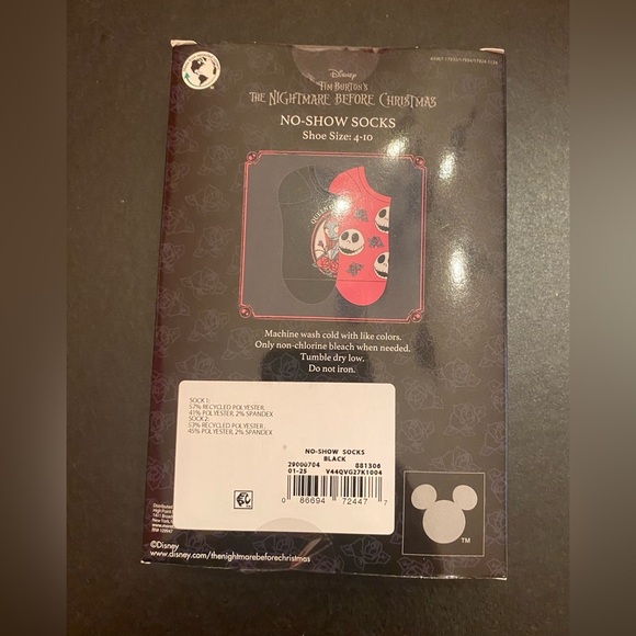 Woman's 6 Pair No Show Socks Size 4-10 Hello Kitty Winnie the Pooh Queen Screams - Picture 10 of 14